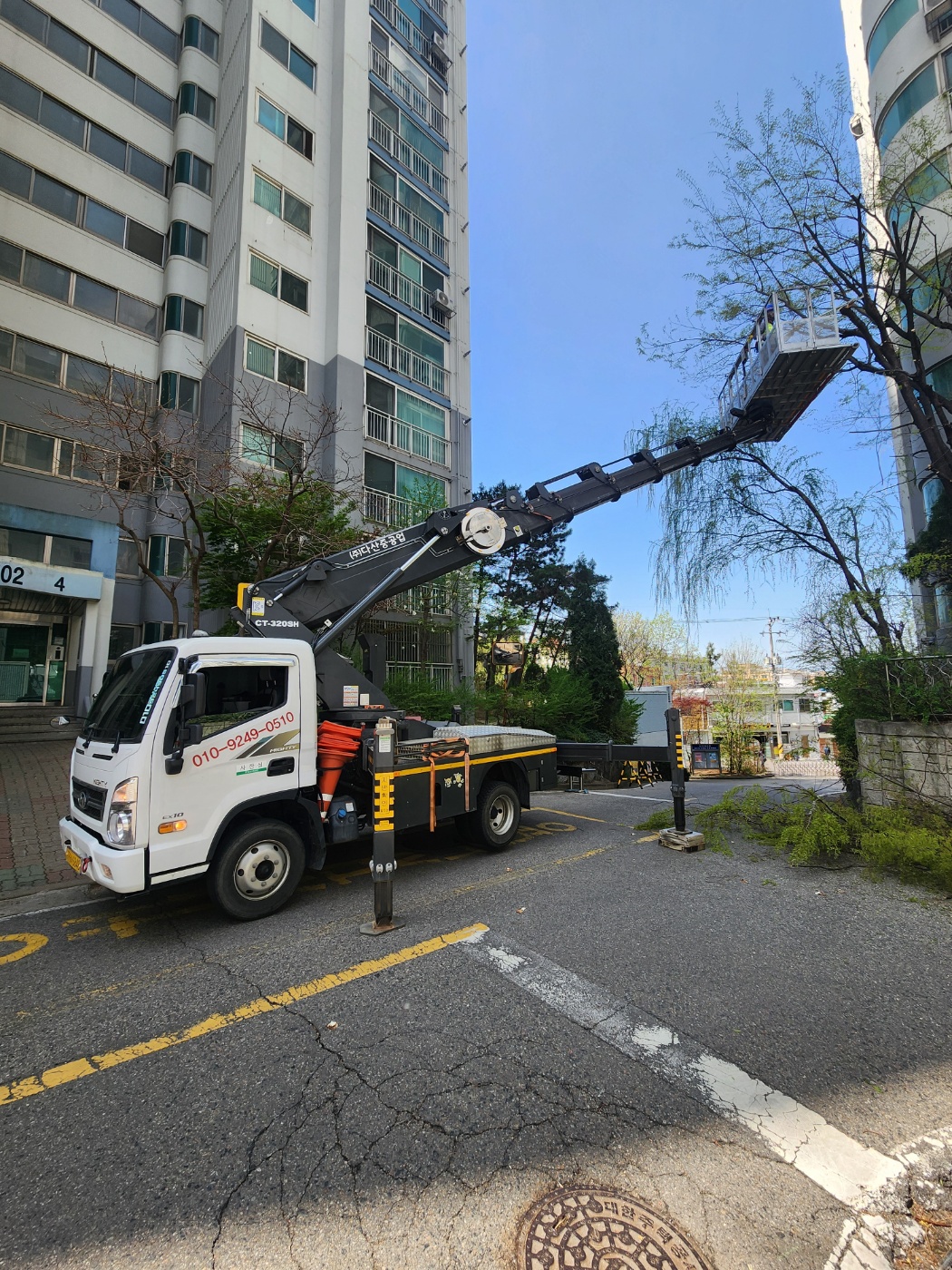 고소작업차 임대 현장