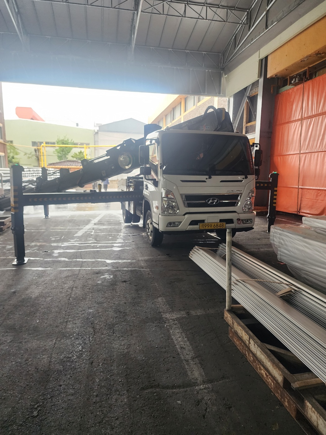 남동구 스카이차 작업 현장 아자스카이